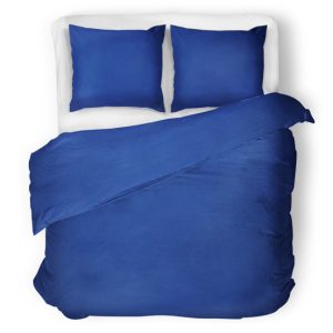 KONSIMO SOLIDI Komplet niebieskiej pościeli z mikrofibry 160×200 cm 808093
