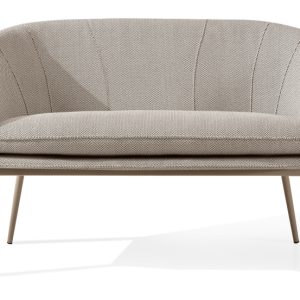 KONSIMO SOLIS Sofa na taras/ogród, beżowa, brązowa mini jodełka, scandi 870478 KONSIMO SOLIS Sofa na taras/ogród, beżowa, brązowa mini jodełka, scandi 870478