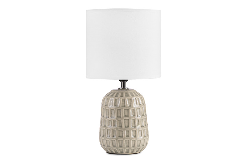 KONSIMO STANDI Lampa stołowa w stylu boho w kolorze kremowym 807831