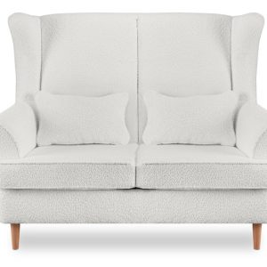 KONSIMO STRALIS Biała Sofa skandynawska tkanina boucle baranek 863619 KONSIMO STRALIS Biała Sofa skandynawska tkanina boucle baranek 863619