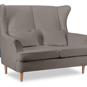 KONSIMO STRALIS Nowoczesna Sofa dwuosobowa Hygge, beżowy boucle 863612 KONSIMO STRALIS Nowoczesna Sofa dwuosobowa Hygge, beżowy boucle 863612