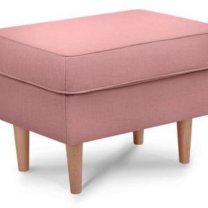KONSIMO STRALIS Puf podnóżek do fotela/sofy koralowy różowy Scandi 863646 KONSIMO STRALIS Puf podnóżek do fotela/sofy koralowy różowy Scandi 863646