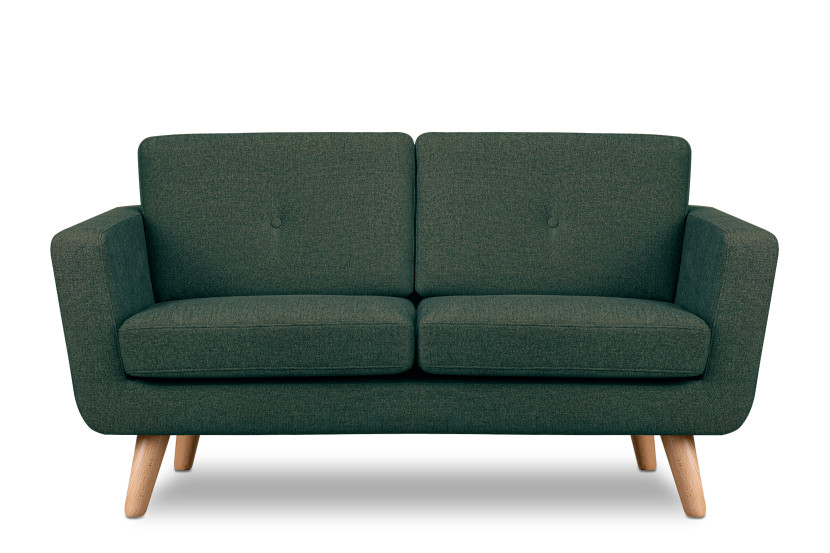 KONSIMO TAGIO II Sofa 2 osobowa, plecionka, niebieski 231988