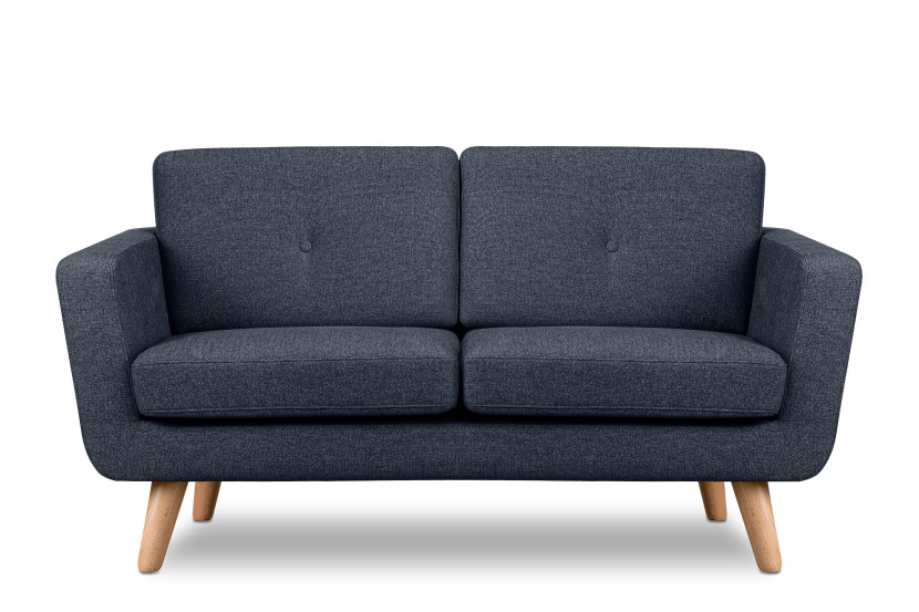 KONSIMO TAGIO II Sofa 2 osobowa, plecionka, niebieski 231999