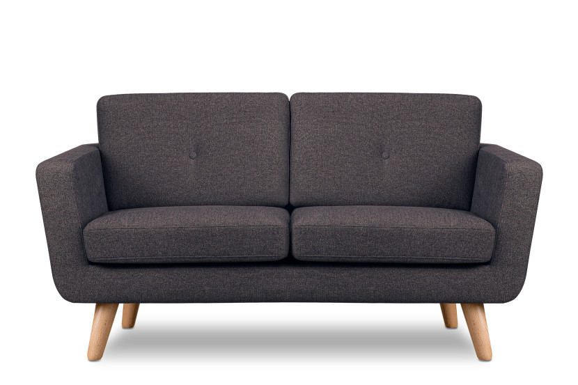 KONSIMO TAGIO II Sofa 2 osobowa w plecionce, niebieski 231994