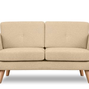 KONSIMO TAGIO II Sofa 2 osobowa w tkaninie plecionej, beżowy 232002 KONSIMO TAGIO II Sofa 2 osobowa w tkaninie plecionej, beżowy 232002