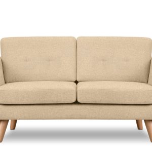 KONSIMO TAGIO II Sofa 2 osobowa w tkaninie plecionej, beżowy 232004 KONSIMO TAGIO II Sofa 2 osobowa w tkaninie plecionej, beżowy 232004