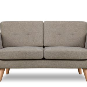 KONSIMO TAGIO II Sofa 2 osobowa w tkaninie plecionej, brąz 232014 KONSIMO TAGIO II Sofa 2 osobowa w tkaninie plecionej, brąz 232014