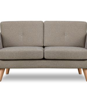 KONSIMO TAGIO II Sofa 2 osobowa w tkaninie plecionej, brąz 231993 KONSIMO TAGIO II Sofa 2 osobowa w tkaninie plecionej, brąz 231993