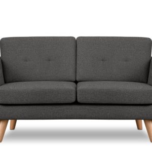 KONSIMO TAGIO II Sofa 2 osobowa w tkaninie plecionej, szary 232016 KONSIMO TAGIO II Sofa 2 osobowa w tkaninie plecionej, szary 232016