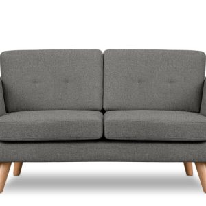 KONSIMO TAGIO II Sofa 2 osobowa w tkaninie plecionej, szary 231992 KONSIMO TAGIO II Sofa 2 osobowa w tkaninie plecionej, szary 231992
