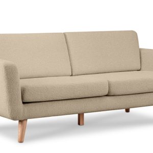 KONSIMO TAGIO Sofa skandynawska 3 osobowa, baranek, beżowy 232003 KONSIMO TAGIO Sofa skandynawska 3 osobowa, baranek, beżowy 232003
