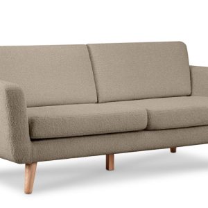 KONSIMO TAGIO Sofa skandynawska 3 osobowa, baranek, ciemny beżowy 231991 KONSIMO TAGIO Sofa skandynawska 3 osobowa, baranek, ciemny beżowy 231991
