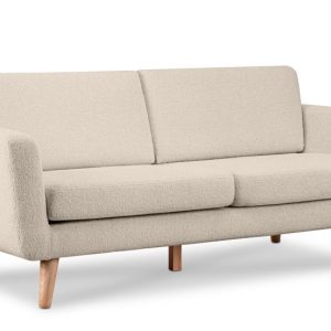 KONSIMO TAGIO Sofa skandynawska 3 osobowa, teddy, beżowy 231995 KONSIMO TAGIO Sofa skandynawska 3 osobowa, teddy, beżowy 231995