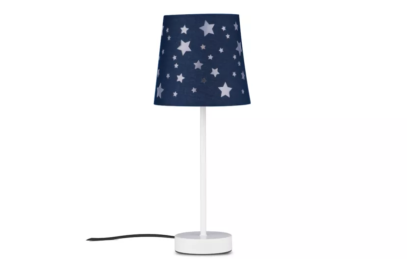 KONSIMO TATI granatowa lampka dziecięca w gwiazdki 807489