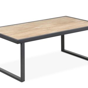 KONSIMO TRIBO Stolik do ogrodu ze stali, styl industrialny antracyt 864474