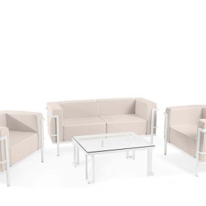 KONSIMO TRIGLO Komplet mebli ogrodowych 2x fotel + stolik + sofa 2-osobowa 1001149 KONSIMO TRIGLO Komplet mebli ogrodowych 2x fotel + stolik + sofa 2-osobowa 1001149