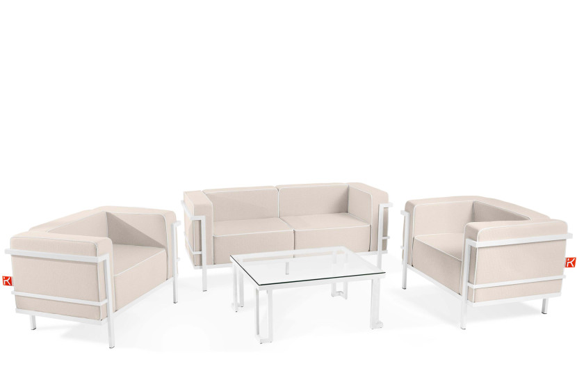 KONSIMO TRIGLO Komplet mebli ogrodowych 2x fotel + stolik + sofa 2-osobowa 1001149