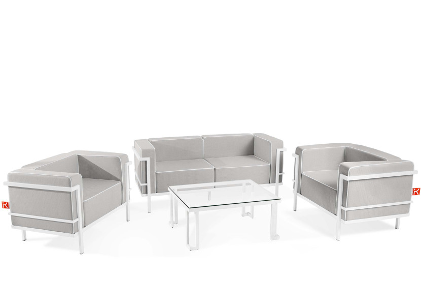 KONSIMO TRIGLO Komplet mebli ogrodowych 2x fotel + stolik + sofa 2-osobowa 1001154
