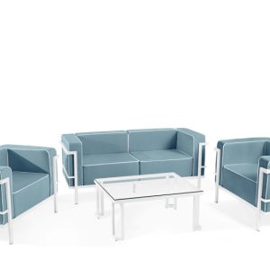 KONSIMO TRIGLO Komplet mebli ogrodowych 2x fotel + stolik + sofa 2-osobowa 1001165 KONSIMO TRIGLO Komplet mebli ogrodowych 2x fotel + stolik + sofa 2-osobowa 1001165