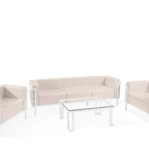 KONSIMO TRIGLO Komplet mebli ogrodowych 2x fotel + stolik + sofa 3-osobowa 1001159 KONSIMO TRIGLO Komplet mebli ogrodowych 2x fotel + stolik + sofa 3-osobowa 1001159