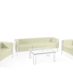KONSIMO TRIGLO Komplet mebli ogrodowych 2x fotel + stolik + sofa 3-osobowa 1001164 KONSIMO TRIGLO Komplet mebli ogrodowych 2x fotel + stolik + sofa 3-osobowa 1001164