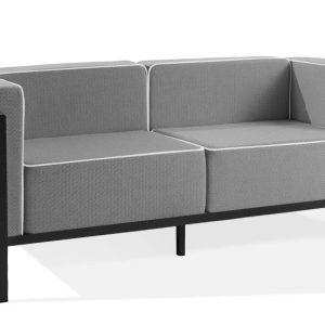 KONSIMO TRIGLO Sofa ogrodowa 2-osobowa w dwukolorowej tkaninie outdoorowej 1000992 KONSIMO TRIGLO Sofa ogrodowa 2-osobowa w dwukolorowej tkaninie outdoorowej 1000992