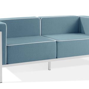 KONSIMO TRIGLO Sofa ogrodowa 2-osobowa w dwukolorowej tkaninie outdoorowej 1001000 KONSIMO TRIGLO Sofa ogrodowa 2-osobowa w dwukolorowej tkaninie outdoorowej 1001000