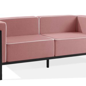 KONSIMO TRIGLO Sofa ogrodowa 2-osobowa w dwukolorowej tkaninie outdoorowej 1001001 KONSIMO TRIGLO Sofa ogrodowa 2-osobowa w dwukolorowej tkaninie outdoorowej 1001001