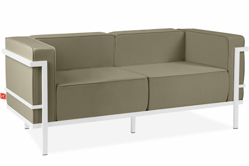 KONSIMO TRIGLO Sofa ogrodowa dwuosobowa stalowy stelaż i wygodne poduszki 1000990