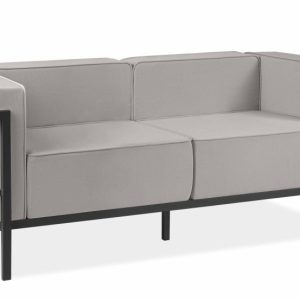 KONSIMO TRIGLO Sofa ogrodowa dwuosobowa stalowy stelaż i wygodne poduszki 1000993 KONSIMO TRIGLO Sofa ogrodowa dwuosobowa stalowy stelaż i wygodne poduszki 1000993