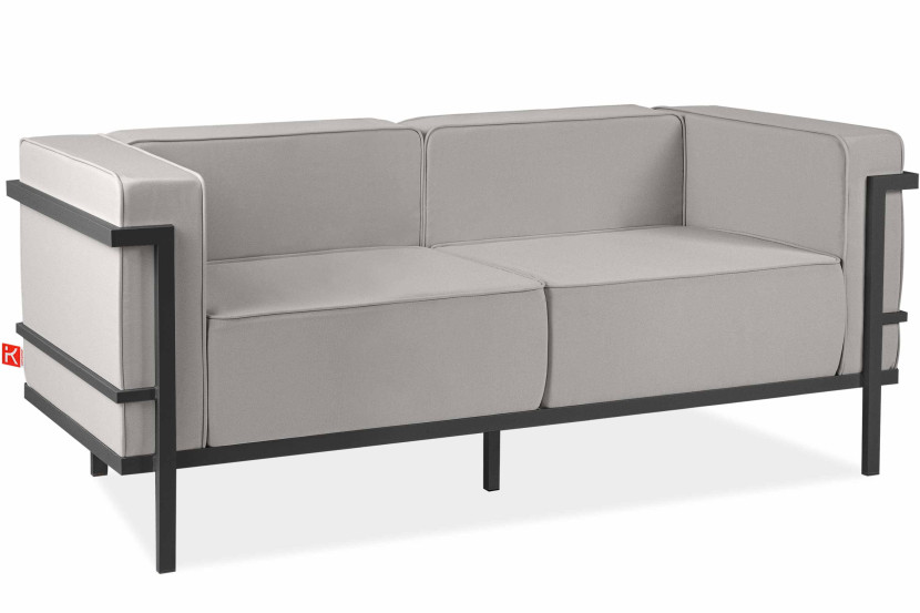 KONSIMO TRIGLO Sofa ogrodowa dwuosobowa stalowy stelaż i wygodne poduszki 1000993