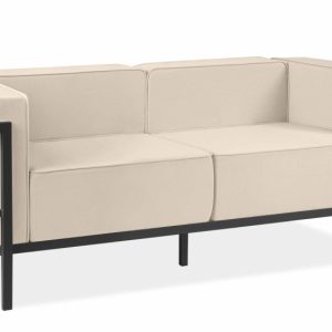 KONSIMO TRIGLO Sofa ogrodowa dwuosobowa stalowy stelaż i wygodne poduszki 1000984 KONSIMO TRIGLO Sofa ogrodowa dwuosobowa stalowy stelaż i wygodne poduszki 1000984