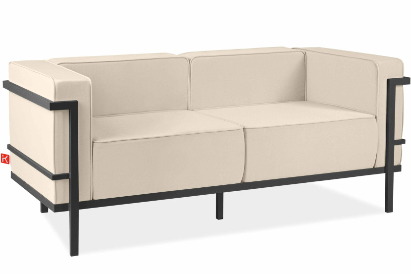 KONSIMO TRIGLO Sofa ogrodowa dwuosobowa stalowy stelaż i wygodne poduszki 1000984