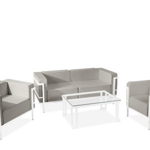 KONSIMO TRIGLO Zestaw mebli ogrodowych 2x fotel + stolik + sofa 2-osobowa 1001153 KONSIMO TRIGLO Zestaw mebli ogrodowych 2x fotel + stolik + sofa 2-osobowa 1001153
