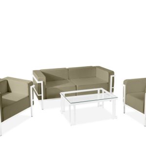 KONSIMO TRIGLO Zestaw mebli ogrodowych 2x fotel + stolik + sofa 2-osobowa 1001161 KONSIMO TRIGLO Zestaw mebli ogrodowych 2x fotel + stolik + sofa 2-osobowa 1001161