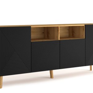 KONSIMO TUNDI Duża Komoda LOFT na nóżkach, Dąb Artisan, Cichy Domyk 824656 KONSIMO TUNDI Duża Komoda LOFT na nóżkach, Dąb Artisan, Cichy Domyk 824656