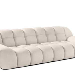 KONSIMO VENA Sofa trzyosobowa styl japandi, efekt „bubble” tkanina boucle 751918 KONSIMO VENA Sofa trzyosobowa styl japandi, efekt „bubble” tkanina boucle 751918