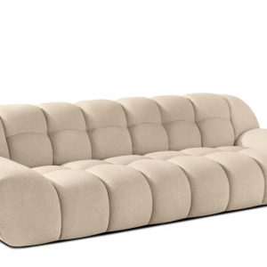 KONSIMO VENA Sofa trzyosobowa styl japandi, efekt „bubble” tkanina boucle 751919 KONSIMO VENA Sofa trzyosobowa styl japandi, efekt „bubble” tkanina boucle 751919