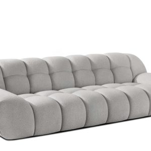 KONSIMO VENA Sofa trzyosobowa styl japandi, efekt „bubble” tkanina boucle 751917 KONSIMO VENA Sofa trzyosobowa styl japandi, efekt „bubble” tkanina boucle 751917
