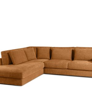KONSIMO VERUS Klasyczny wygodny narożnik do salonu lewy w tkaninie szenil 796574 KONSIMO VERUS Klasyczny wygodny narożnik do salonu lewy w tkaninie szenil 796574