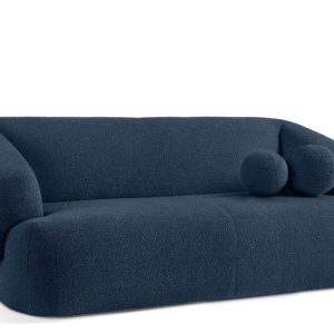 KONSIMO VIRA Sofa 2,5 z podłokietnikami w stylu japandi z ozdobną poduszką 796549 KONSIMO VIRA Sofa 2,5 z podłokietnikami w stylu japandi z ozdobną poduszką 796549