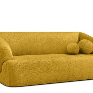KONSIMO VIRA Sofa 2,5 z podłokietnikami w stylu japandi z ozdobną poduszką 796520 KONSIMO VIRA Sofa 2,5 z podłokietnikami w stylu japandi z ozdobną poduszką 796520