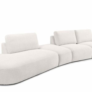 KONSIMO ZUCCO Duży narożnik 430 cm modułowy boucle organiczna forma ecru 753973 KONSIMO ZUCCO Duży narożnik 430 cm modułowy boucle organiczna forma ecru 753973