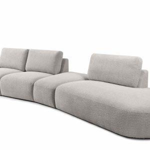 KONSIMO ZUCCO Duży narożnik 430 cm modułowy boucle organiczna forma 753971 KONSIMO ZUCCO Duży narożnik 430 cm modułowy boucle organiczna forma 753971