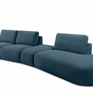 KONSIMO ZUCCO Duży narożnik 430 cm modułowy boucle organiczna forma 753982 KONSIMO ZUCCO Duży narożnik 430 cm modułowy boucle organiczna forma 753982