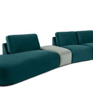 KONSIMO ZUCCO Duży narożnik lewy 430 cm modułowy w tkaninie welurowej 753998 KONSIMO ZUCCO Duży narożnik lewy 430 cm modułowy w tkaninie welurowej 753998