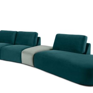 KONSIMO ZUCCO Duży narożnik prawy 430 cm modułowy w tkaninie welurowej 754025 KONSIMO ZUCCO Duży narożnik prawy 430 cm modułowy w tkaninie welurowej 754025