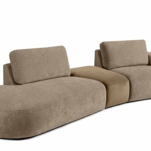 KONSIMO ZUCCO Narożnik do salonu lewy nowoczesny 350 cm, tkanina szenil 753955 KONSIMO ZUCCO Narożnik do salonu lewy nowoczesny 350 cm, tkanina szenil 753955