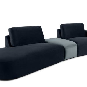 KONSIMO ZUCCO Narożnik modułowy do salonu 350 cm, tkanina welur 753966 KONSIMO ZUCCO Narożnik modułowy do salonu 350 cm, tkanina welur 753966